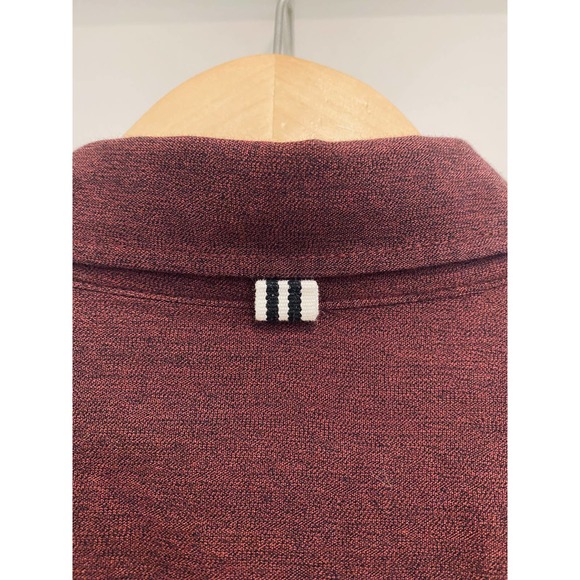 Core by Jack & Jones Men's Button Down Shirt in Maroon size XL - Picture 5 of 9